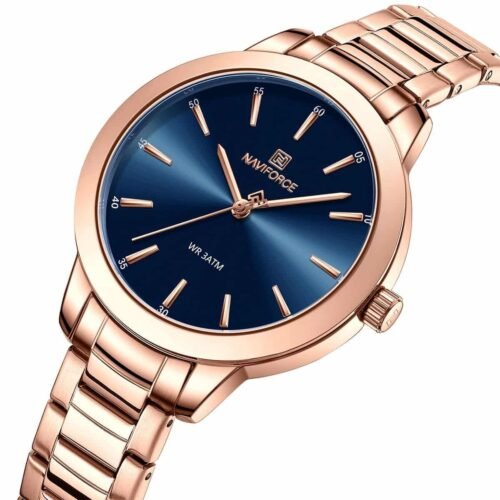 ساعة نافي فورس حريمي NF5025-RG-BE