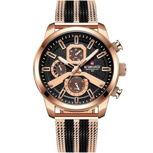 ساعة نافي فورس رجالي NF9211S-RG-B